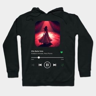 Ella Baila Sola, Eslabon Armado, Peso Pluma, Music Playing On Loop, Alternative Album Cover Hoodie